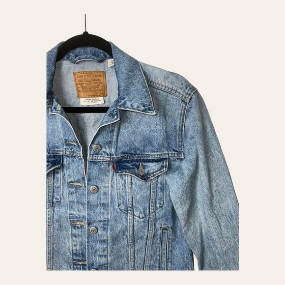 LEVI’S DENIM JACKET‎ WITH PATCHWORK SIZE XSMALL - Picture 3 of 10